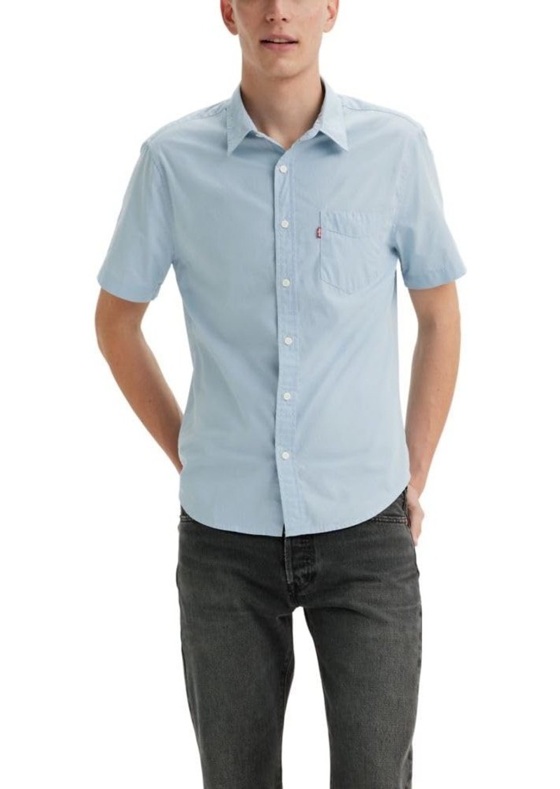 Levi's Men's Classic 1 Pocket Short Sleeve Button Up Shirt (Also Available in Big)