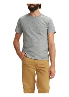 Levi's Men's Classic Pocket Short Sleeve Crewneck T-shirt - Chisel Grey Heather