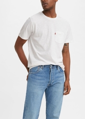 Levi's Men's Classic Pocket Short Sleeve Crewneck T-shirt - White +