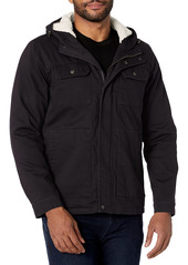 Levi's Men's Legacy Washed Cotton Hooded Military Jacket