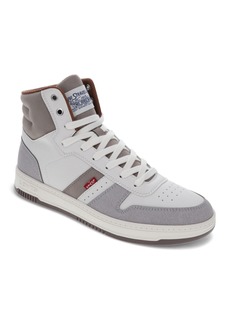Levi's Men's Drive High-top Lace Up Sneakers - Winter White, Cappuccino, Mocha