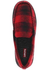 Levi's Men's Fields Buffalo Plaid Slippers - Black/char