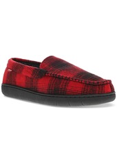 Levi's Men's Fields Buffalo Plaid Slippers - Black/red