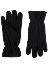 Levi's Men's Fleece Flat Top Ivy Hat & Glove Set - Char/black