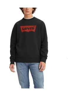 Levi's Men's Graphic Crewneck Regular Fit Long Sleeve Sweatshirt - Jet Black
