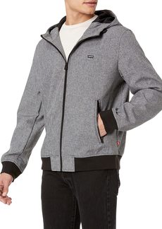 Levi's Men's Hooded Water Resistant Softshell Bomber Jacket