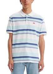 Levi's Men's Housemark Regular Fit Short Sleeve Polo Shirt - Salt Water