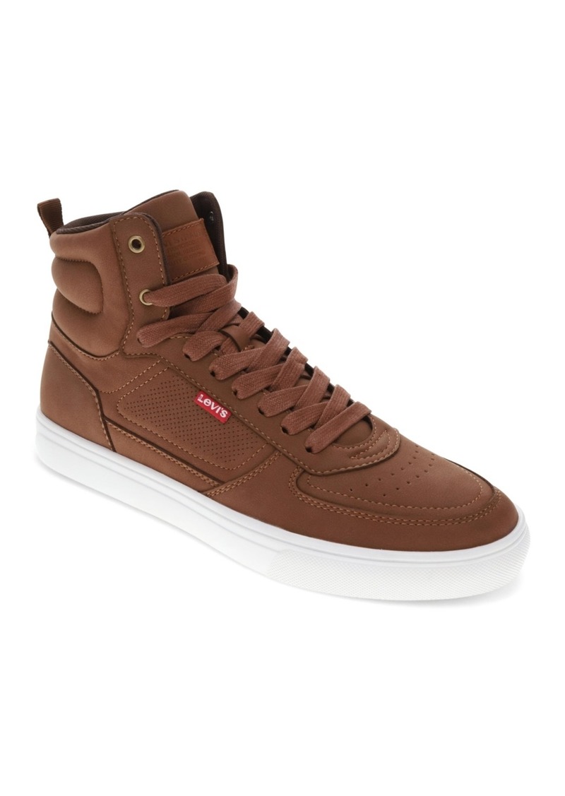 Levi's Men's Liam Hi Suede High Top Sneakers - Tan, Brown