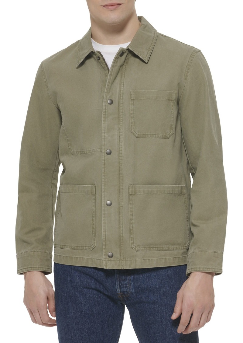 Levi's Men's Lightweight Cotton Shirt Jacket with Front Pockets