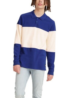 Levi's Men's Long Sleeve Blocked Polo (New)