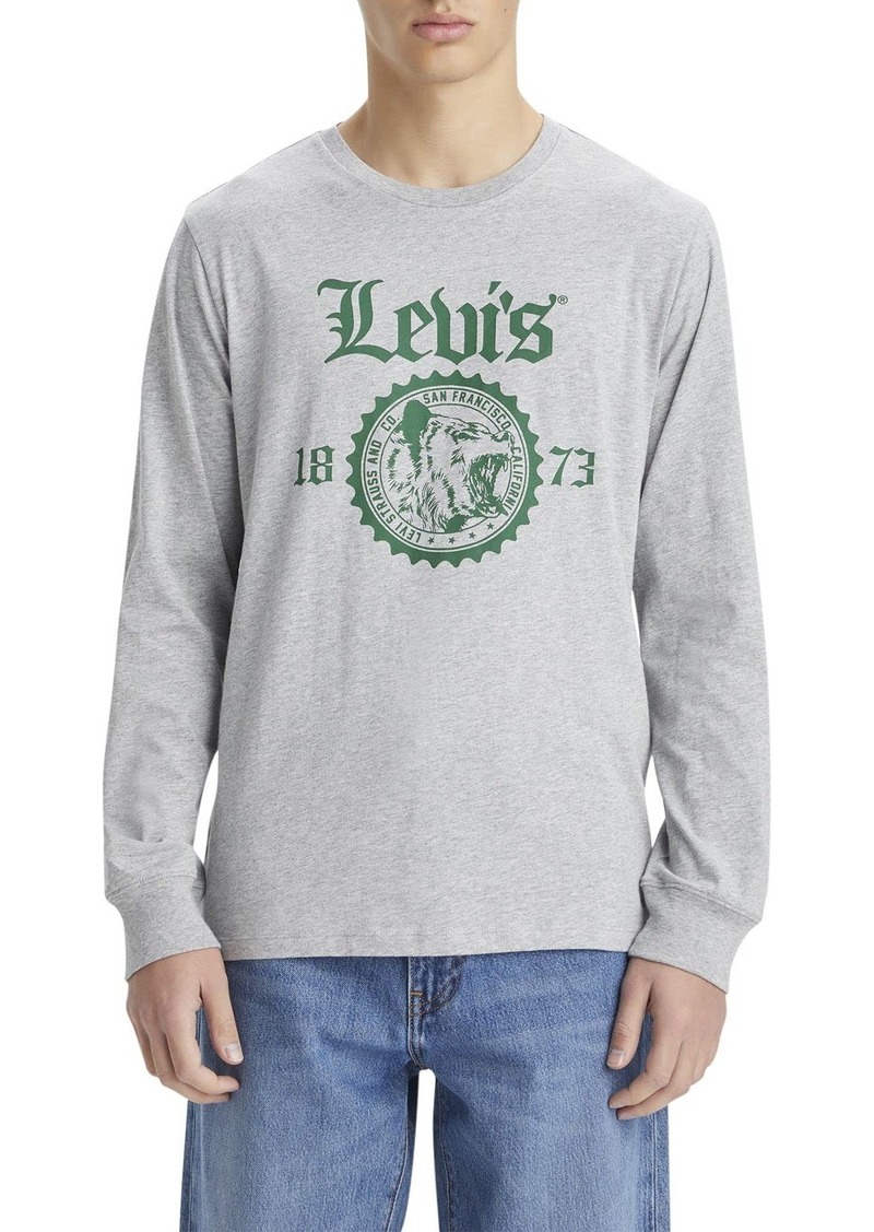 Levi's Men's Long Sleeve Standard Fit Graphic T-Shirt