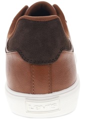 Levi's Men's Munro Faux-Leather Retro Low Top Sneakers - Tan, Brown