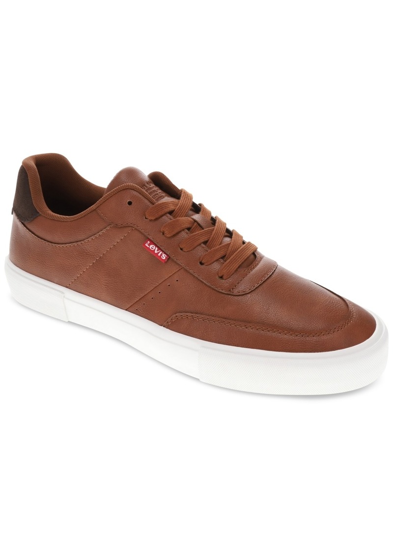 Levi's Men's Munro Faux-Leather Retro Low Top Sneakers - Tan, Brown