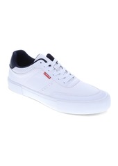 Levi's Men's Munro Faux-Leather Retro Low Top Sneakers - White, Navy