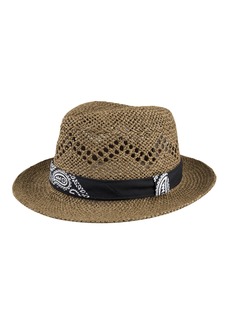 Levi's Men's Classic Fedora Panama Hat Summer Vacation