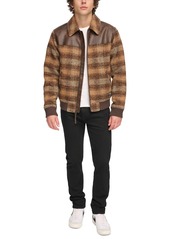 Levi's Men's Plaid Bomber Jacket - Brown Multi