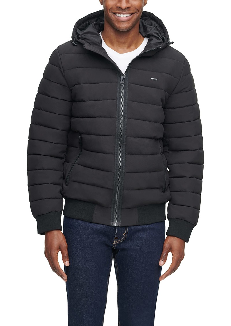 Levi's mens Quilted Bomber Jacket   US