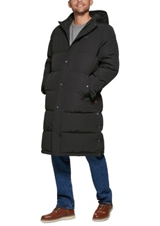 Levi's Men's Quilted Extra Long Parka Jacket - Black