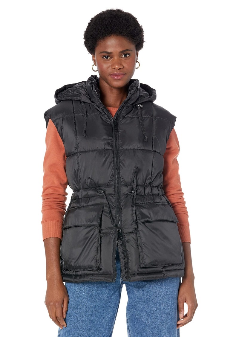 Levi's Men's Quilted Megan Hooded Puffer Jacket