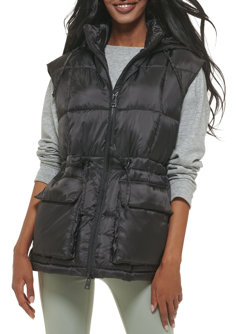 Levi's Men's Quilted Megan Hooded Puffer Jacket