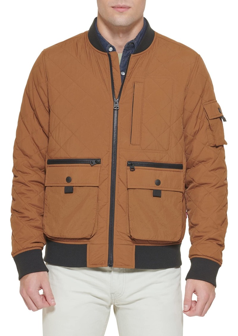 Levi's Men's Quilted Utility Bomber Jacket