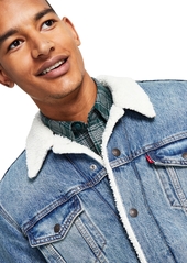 Levi's Men's Regular Fit Sherpa Denim Trucker Jacket - Duval