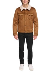 Levi's Men's Relaxed-Fit Faux-Shearling Trucker Jacket - Brown