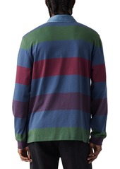 Levi's Men's Relaxed-Fit Long Sleeve Striped Rugby Shirt - Kieren Str