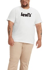 Levi's Men's Size Graphic Tees (Seasonal) Poster Logo White-Tall