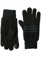 Levi's Men's Suede Gloves With Knit Grip and Touchscreen Capability