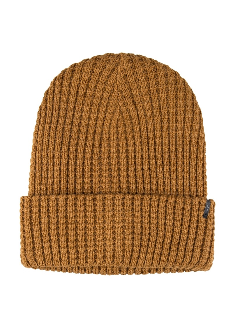 Levi's Men's Two-In-One Reversible Waffle Knit Beanie - Tan