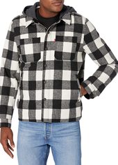 Levi's Men's Two Pocket Hooded Shirt Jacket