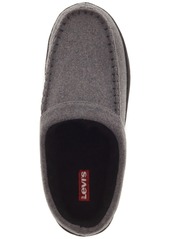 Levi's Men's Victor Faux-Sherpa Slippers - Charcoal/b