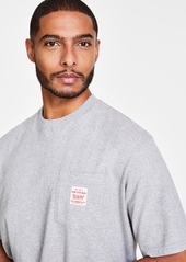 Levi's Men's Workwear Relaxed-Fit Solid Pocket T-Shirt - Mid Tone Grey Heather