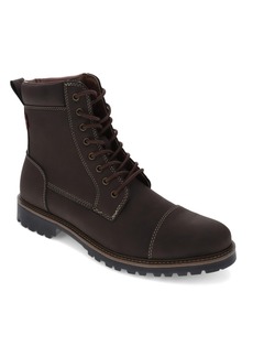 Levi's Men's Wyatt Faux Leather Lace-Up Boots - Dark Brown