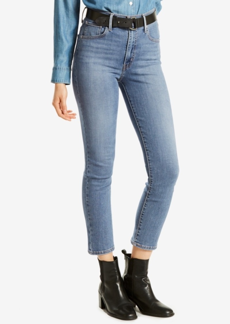 levi's mile high slim cropped jeans