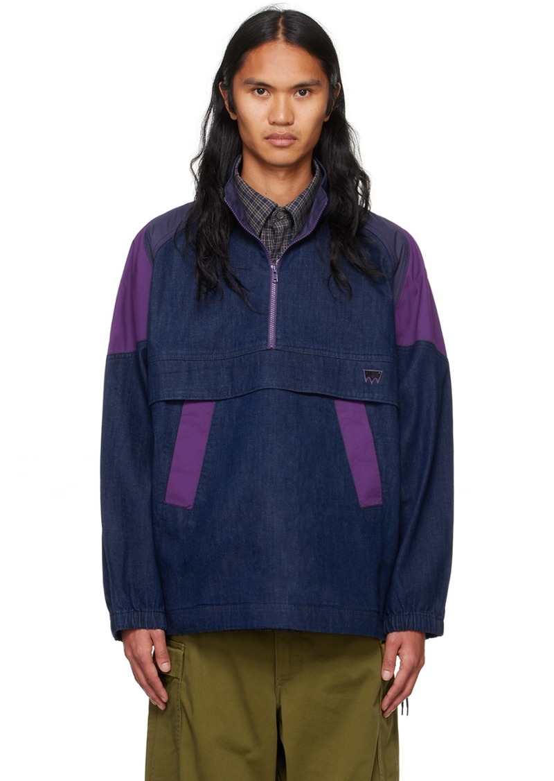 Levi's Navy & Purple Skateboarding Sport Denim Jacket