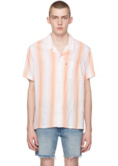 Levi's Orange & White Sunset Shirt