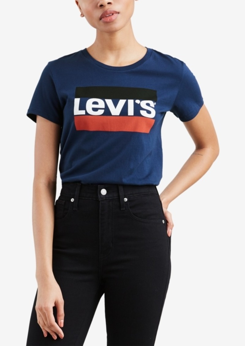 levi's logo t shirt women's