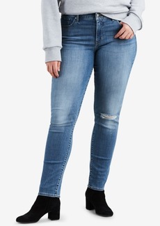 Levi's Plus Size 311 Shaping Distressed Skinny Jeans