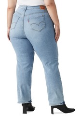 Levi's Plus Size 314 Mid-Rise Shaping Straight-Leg Jeans - Twice The Time