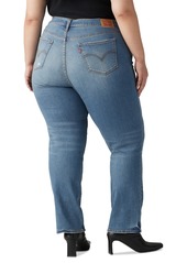 Levi's Plus Size Classic Mid-Rise Straight-Leg Jeans - Cave Wall