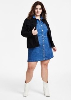 Levi's Levis Plus Size Ellie Button Up Denim Dress Original Denim Trucker Jacket