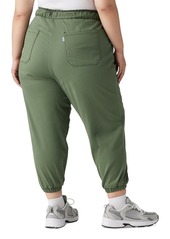 Levi's Plus Size Off-Duty High Rise Relaxed Jogger Pants - Thyme