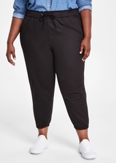 Levi's Plus Size Off-Duty High Rise Relaxed Jogger Pants - Thyme