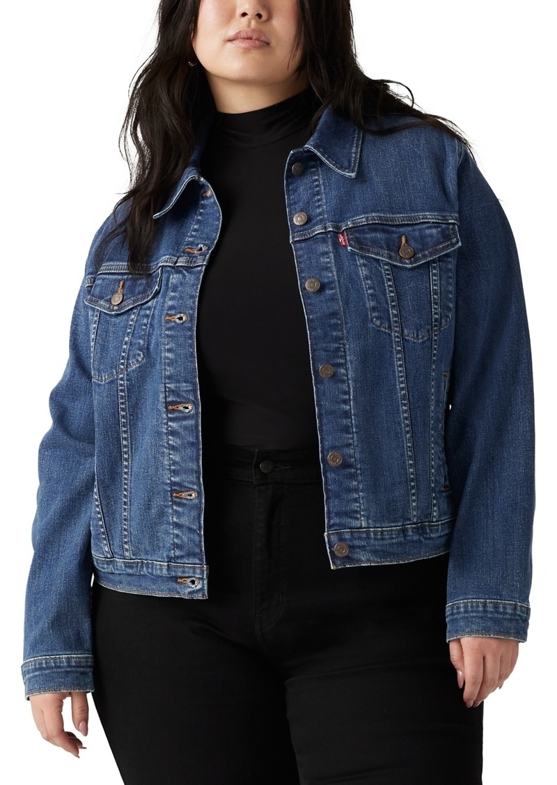 Levi's Plus Size Original Denim Trucker Jacket - See Her Ru