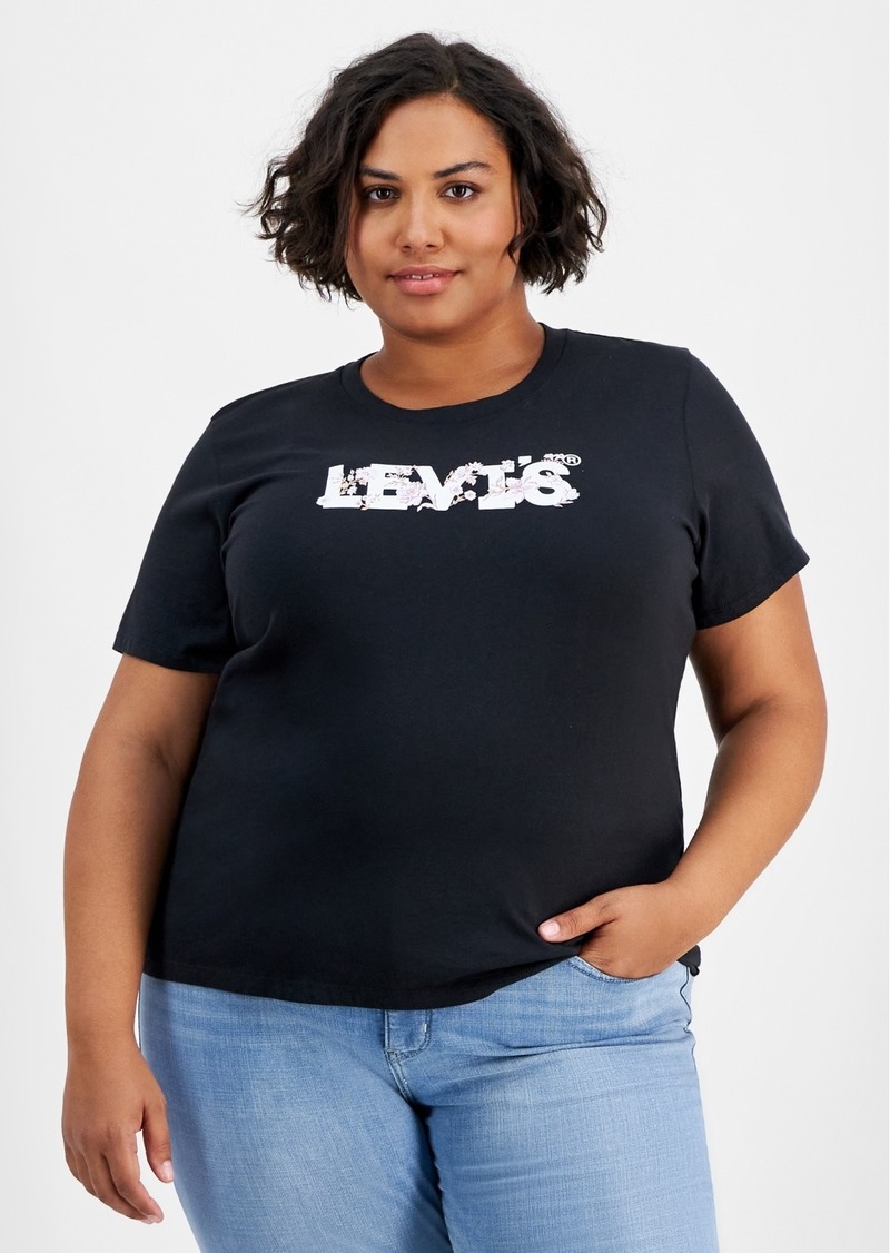 Levi's Plus Size Perfect Cotton Floral Logo Tee - Tapestry Floral