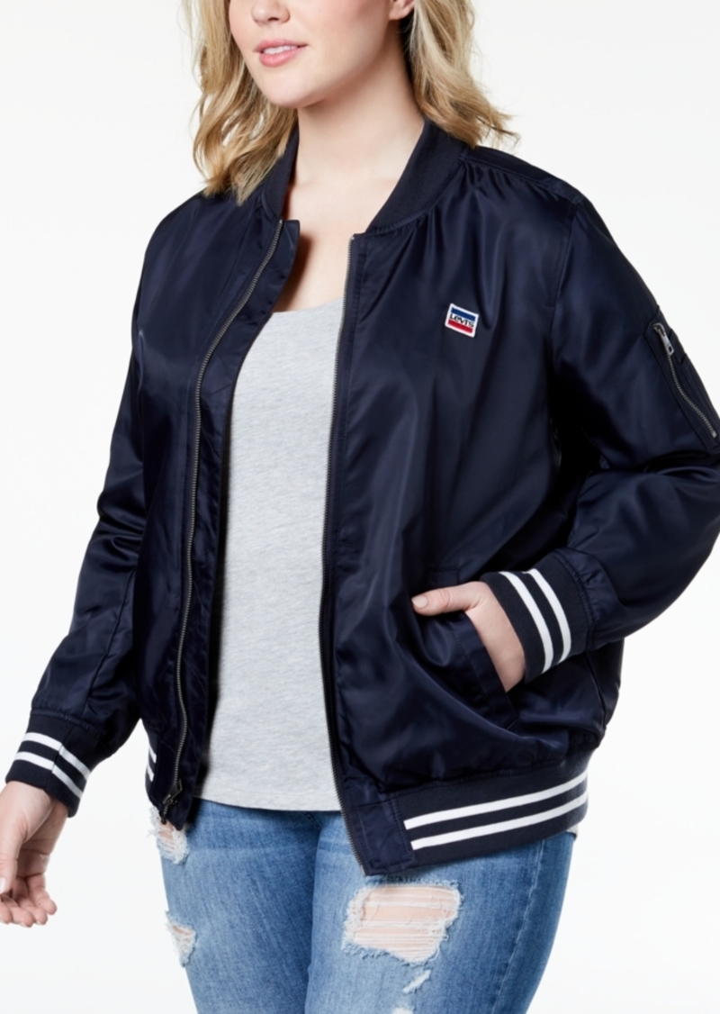 levis satin bomber jacket