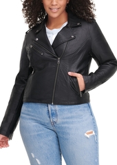 Levi's Plus Size Trendy Faux Leather Moto Jacket