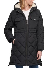 Levi's Quilted Fleece-Lined Hooded Parka